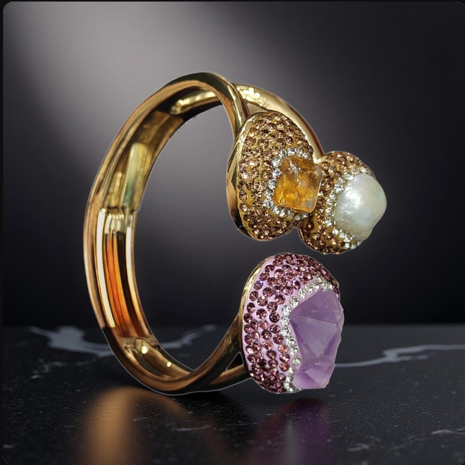 Tri-Stone Turkish Designer Bracelet