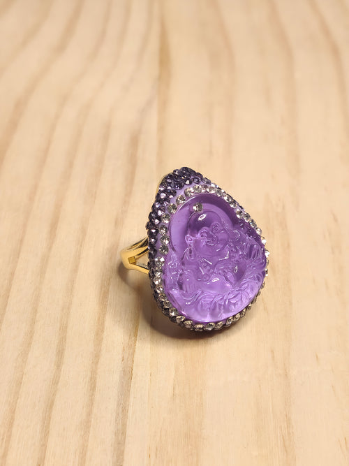 Buddha Carving Turkish Ring