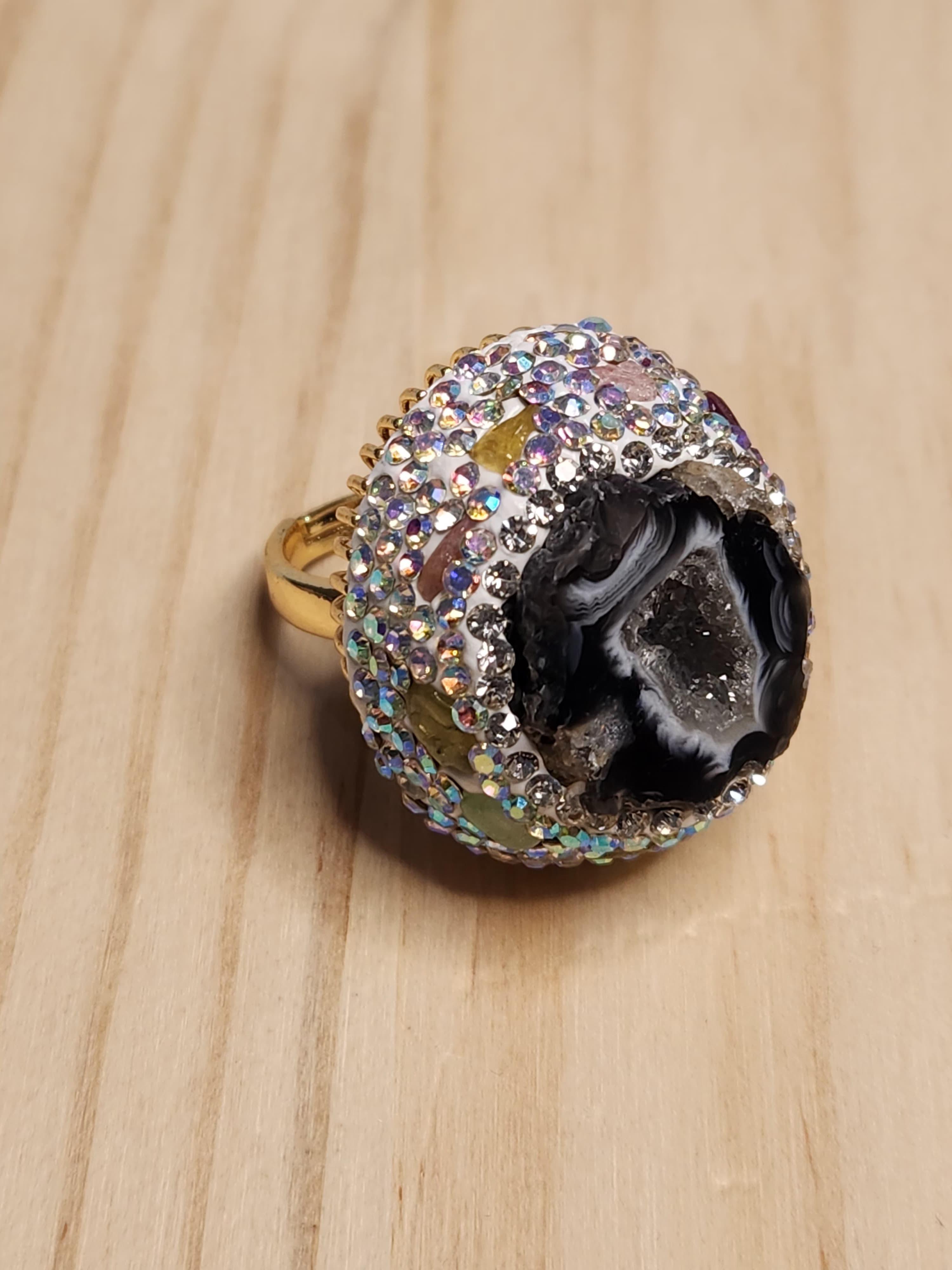 Black Agets Turkish Ring