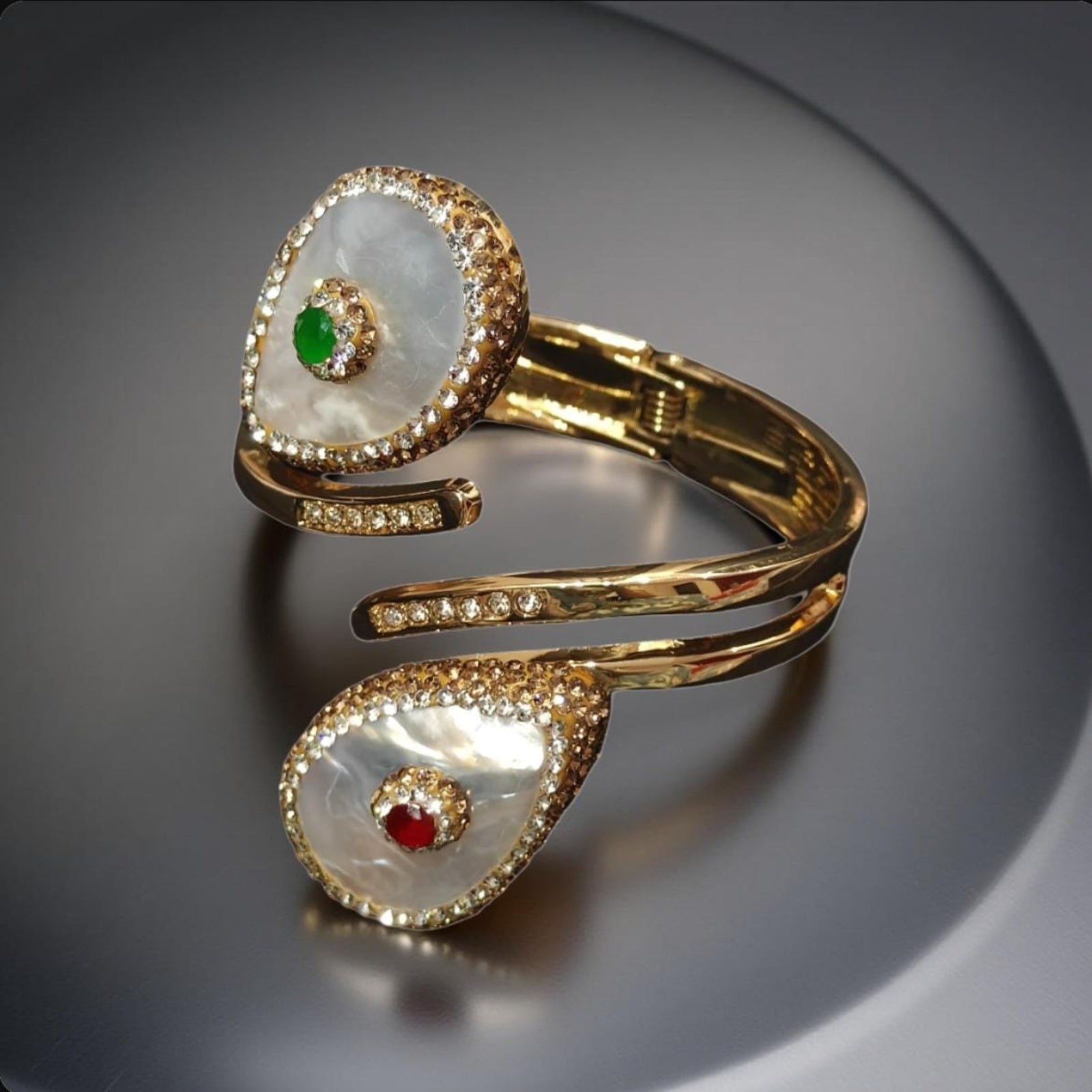 Mother of Pearl Teardrop Turkish Bracelet & Ring