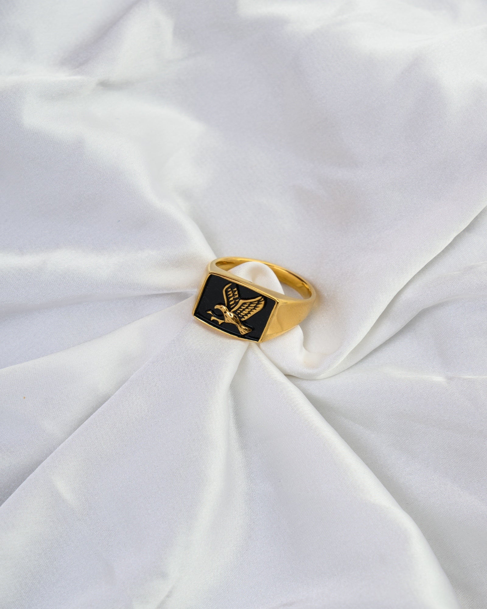 Men’s Gold Plated Eagle Ring