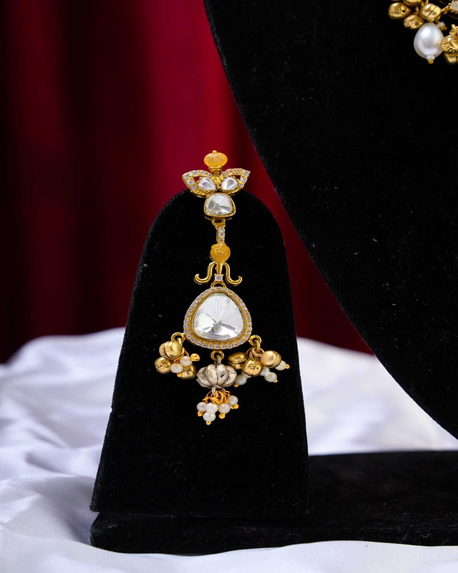 Apala Gold with Firoza and Australian MOP Necklace with Earrings