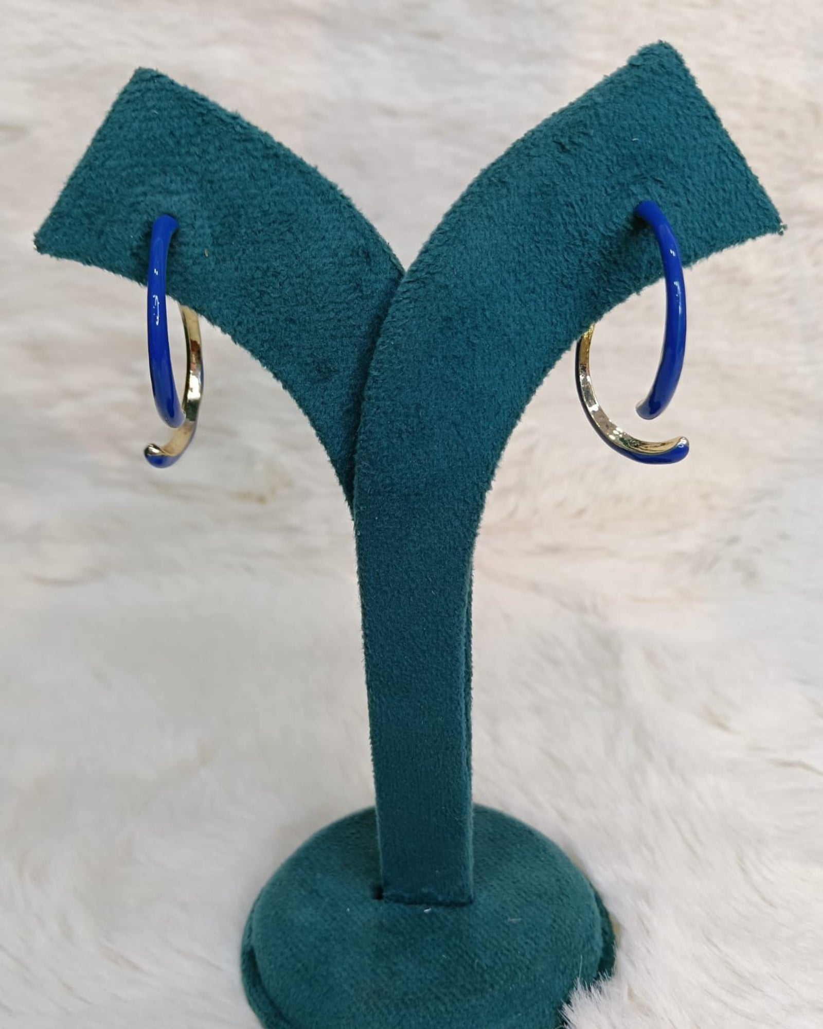 Bali Style Blue Earrings
