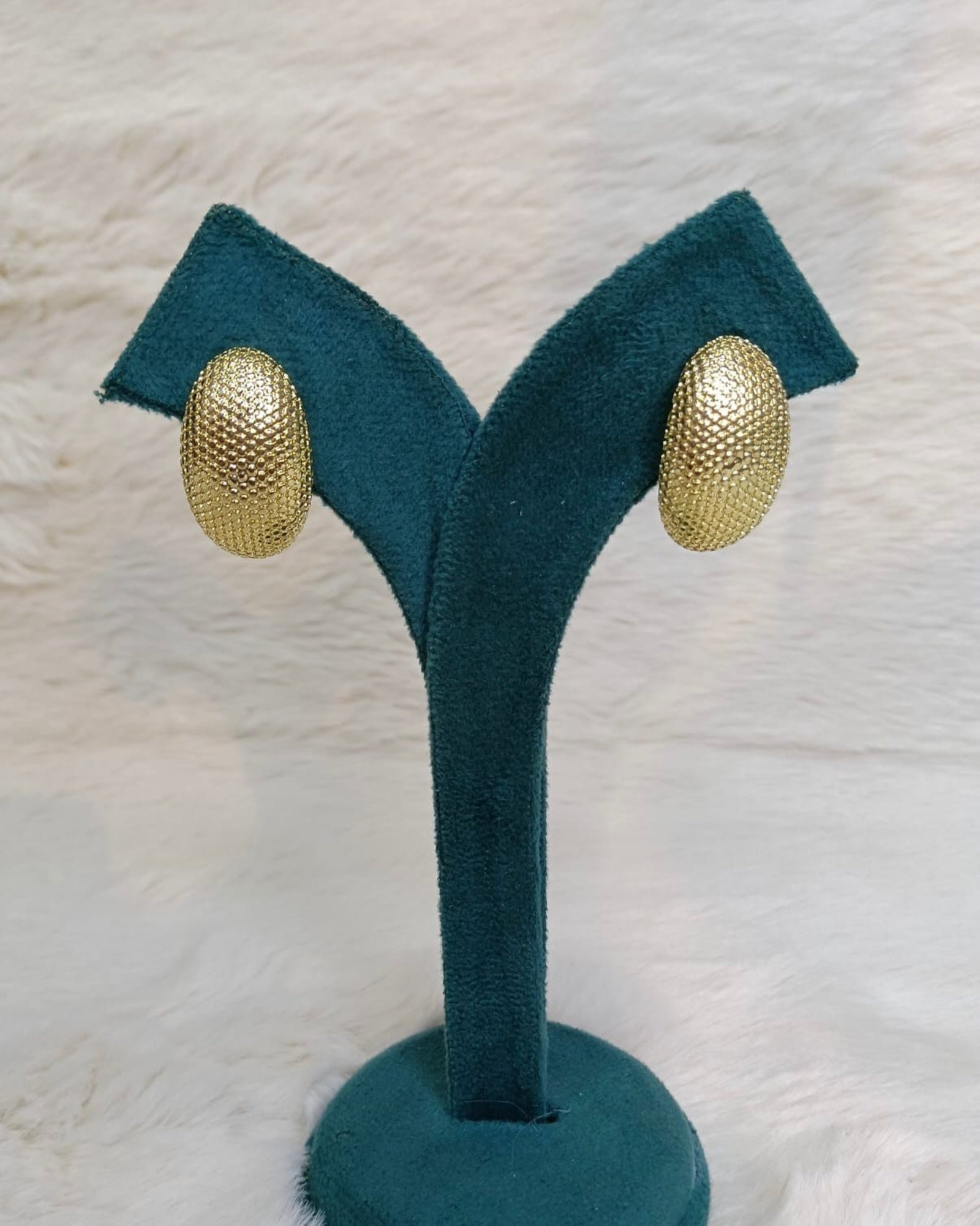 Golden Anti-Tarnish Earrings