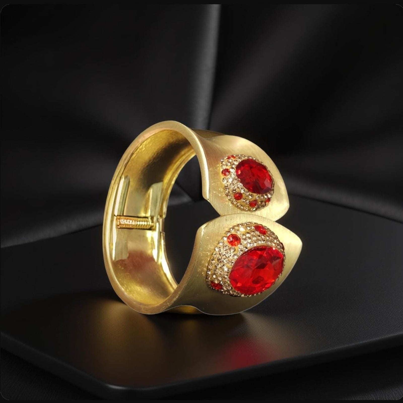 Ruby Glow Turkish Designer Bracelet