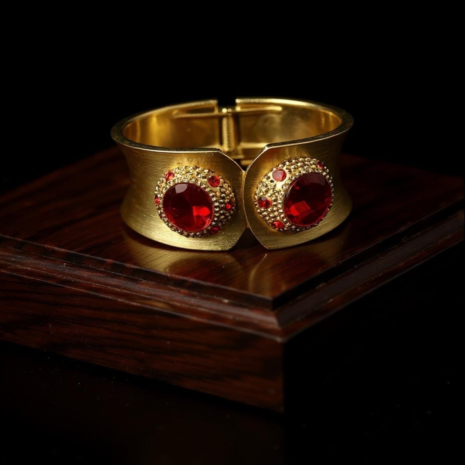 Ruby Glow Turkish Designer Bracelet