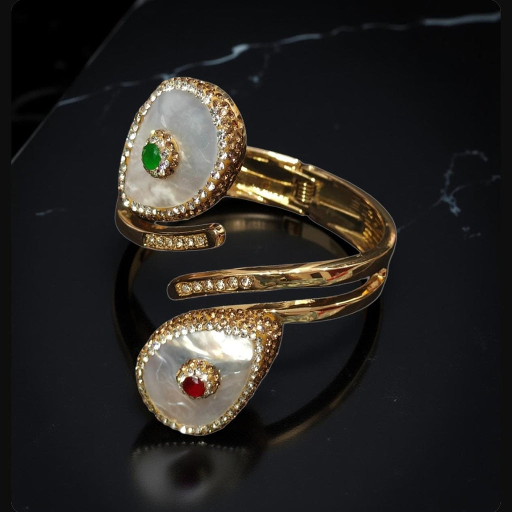 Mother of Pearl Teardrop Turkish Bracelet & Ring