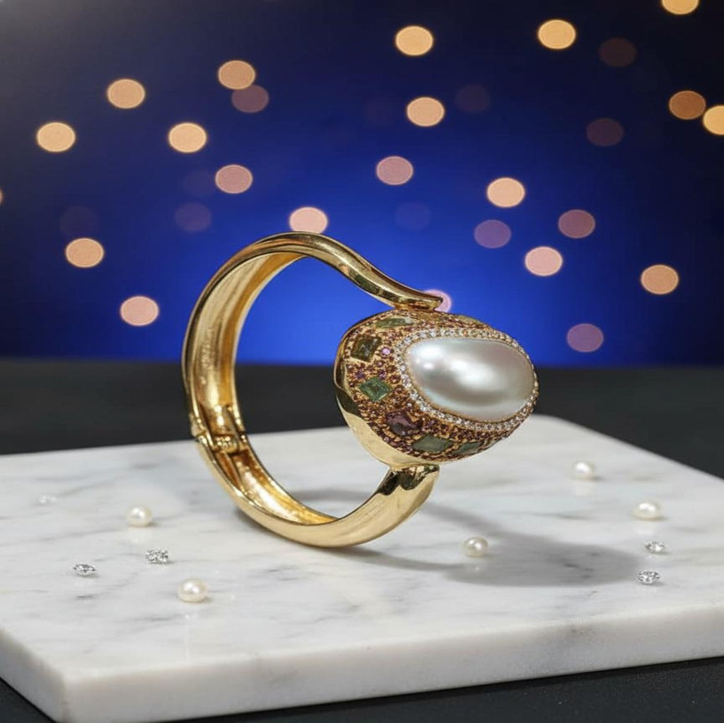 Golden Pearl Turkish Bracelet