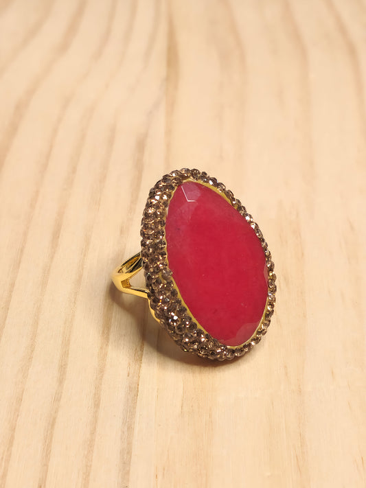 Coral Turkish Ring