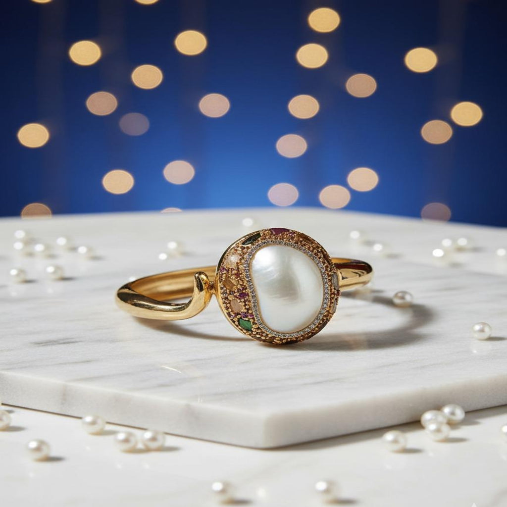 Golden Pearl Turkish Bracelet