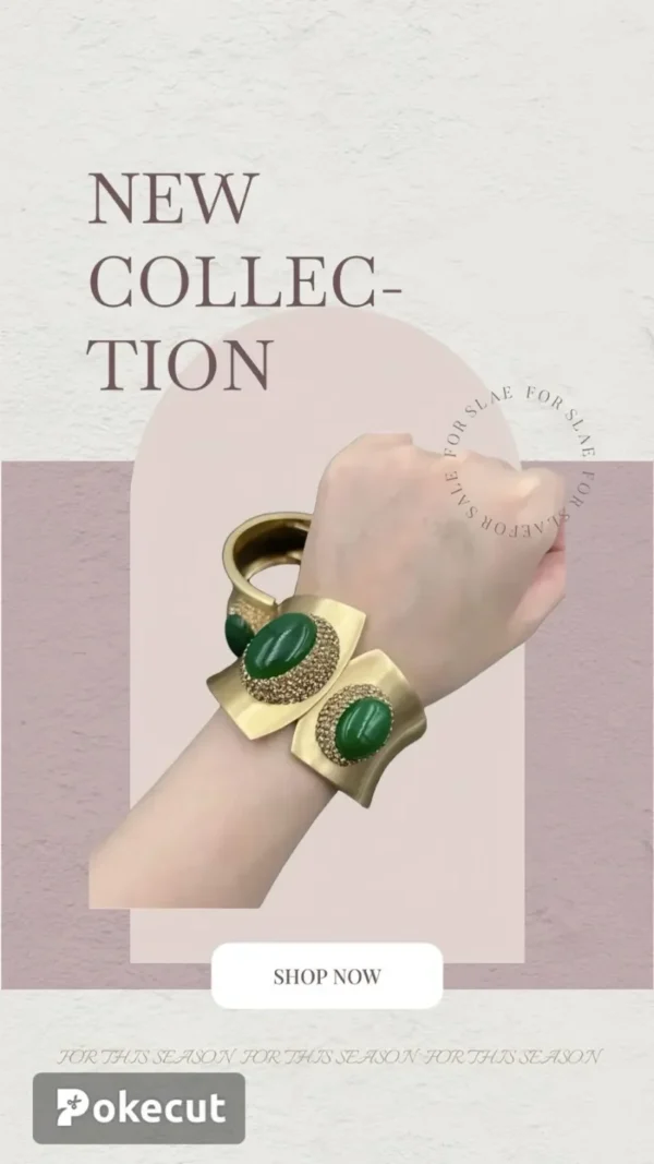Green Agate Turkish Handmade Bracelet